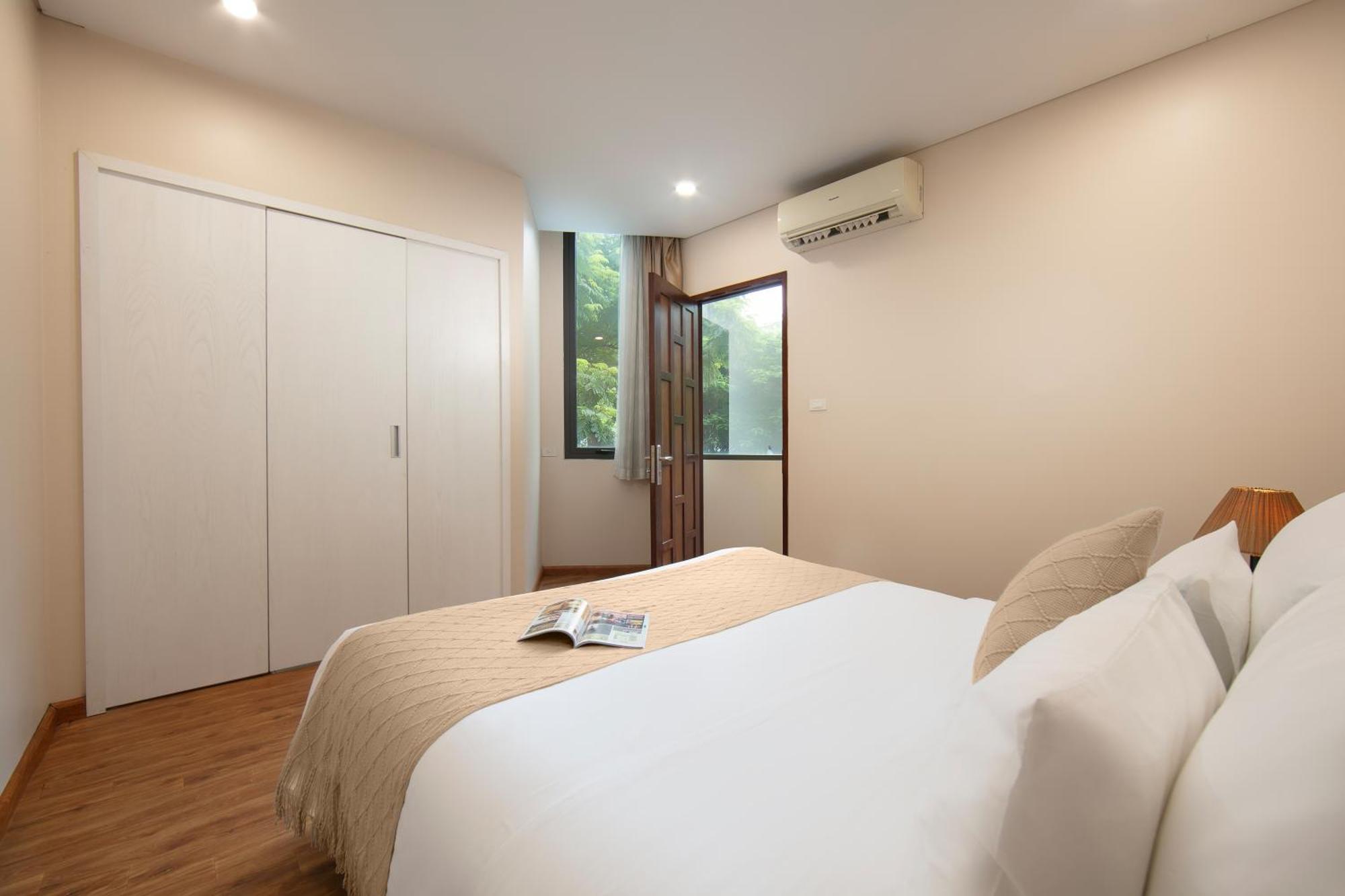 Hb Serviced Apartment - 12 Tran Quy Kien Ханой Екстериор снимка