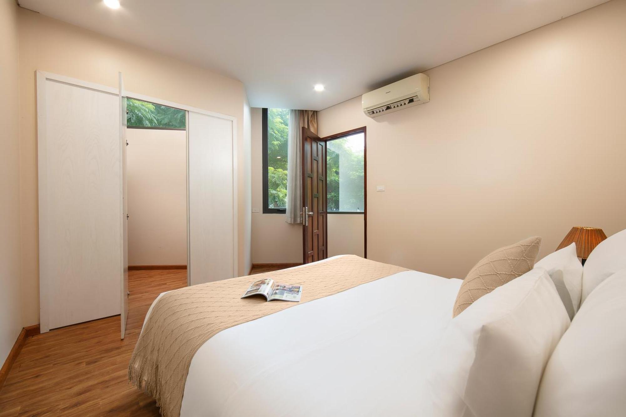 Hb Serviced Apartment - 12 Tran Quy Kien Ханой Екстериор снимка