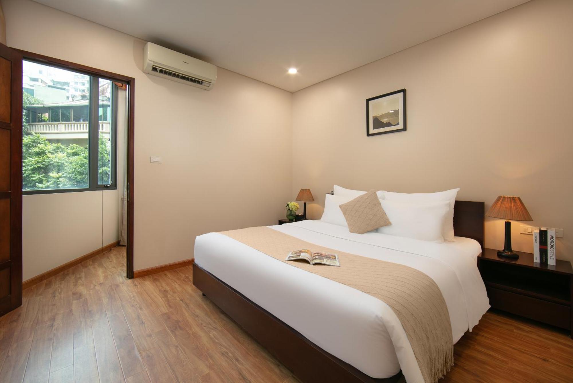 Hb Serviced Apartment - 12 Tran Quy Kien Ханой Екстериор снимка