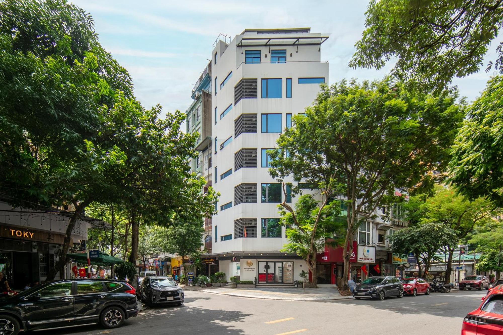 Hb Serviced Apartment - 12 Tran Quy Kien Ханой Екстериор снимка