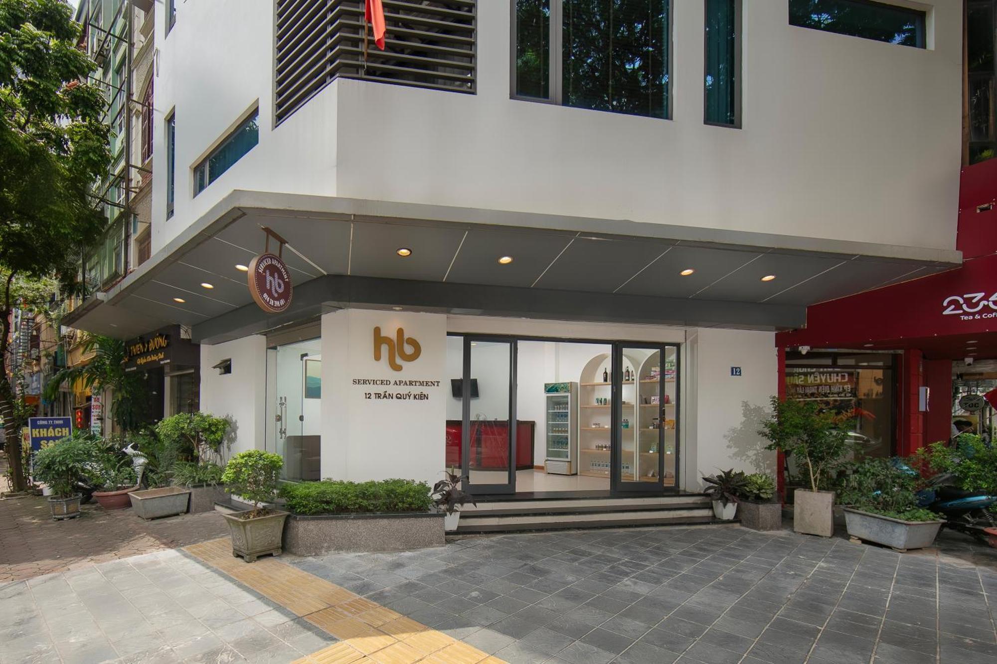 Hb Serviced Apartment - 12 Tran Quy Kien Ханой Екстериор снимка